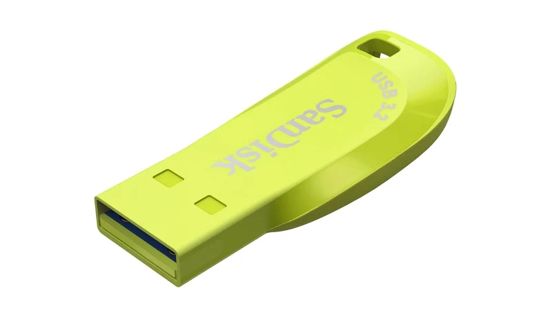 Sandisk Ultra Shift 64GB USB 3.2 Gen 1 Flash Drive (Black, Cattleya Orchid Purple, Bachelor Button Blue, Evening Primrose Green)