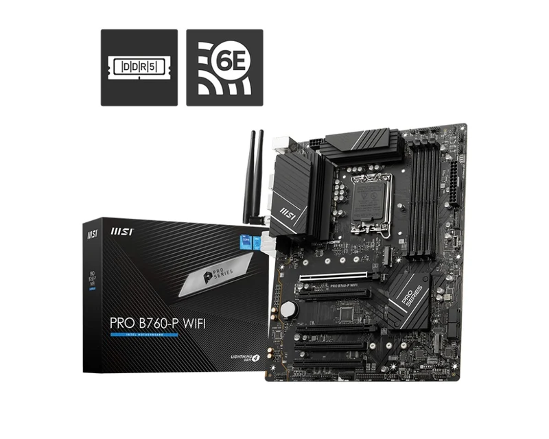 MSI Pro B760-P Wifi DDR5 Motherboard