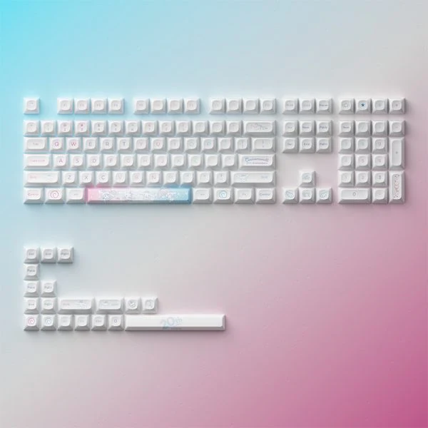 Akko Cinnamoroll 20th Anniversary OPI Keycap Set