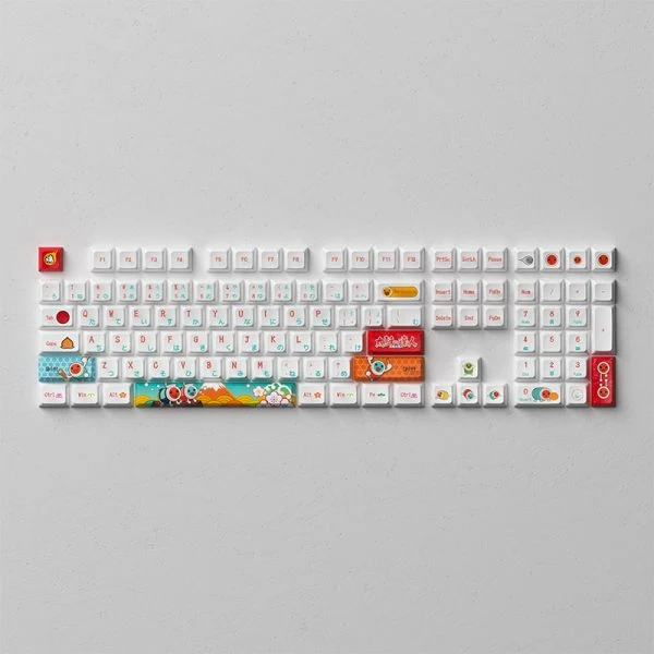 Akko Taiko No Tatsujin Keycap Set JDA Profile 137 Keys