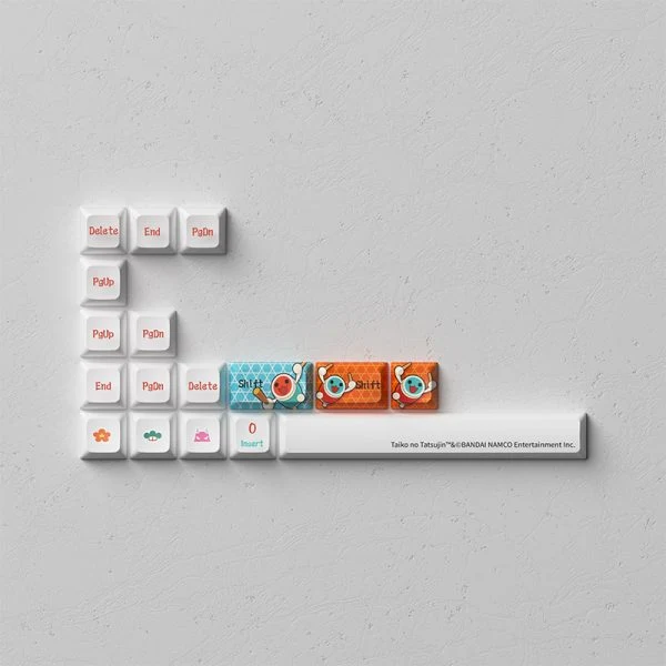 Akko Taiko No Tatsujin Keycap Set JDA Profile 137 Keys