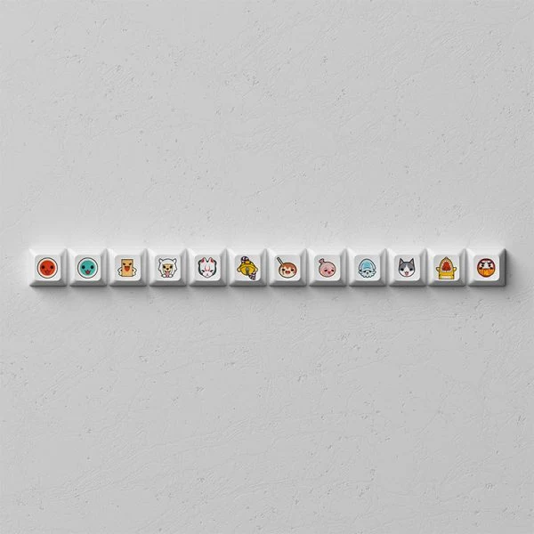 Akko Taiko No Tatsujin Keycap Set JDA Profile 137 Keys