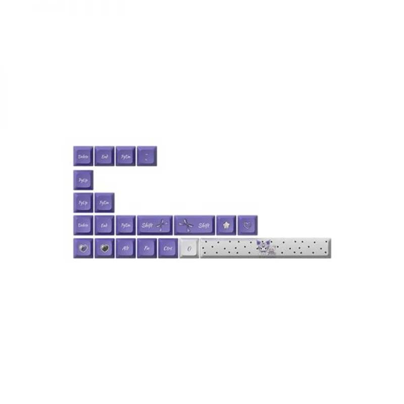 Akko Kuromi Keycap Set Keycap Set JDA Profile 129 Keys