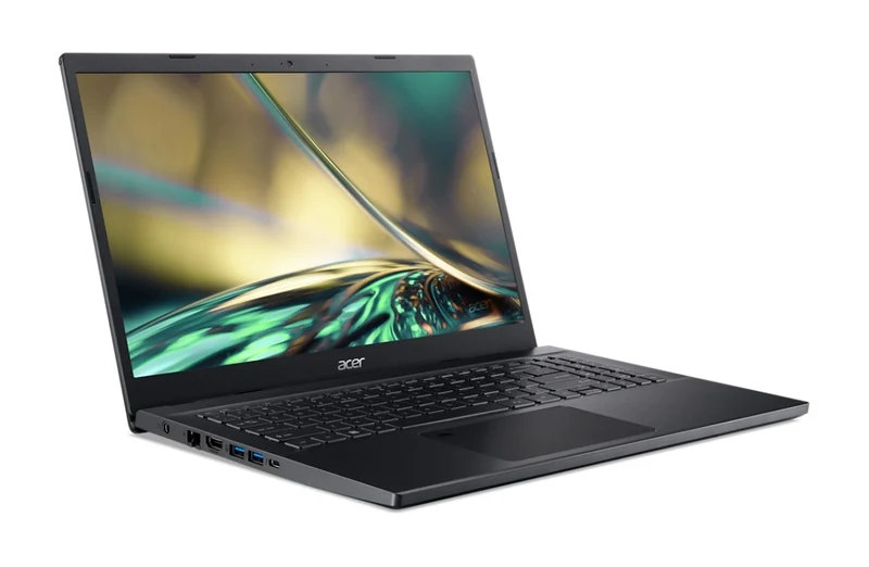 Acer Aspire 7 A715-76G-5188 Laptop (Charcoal Black) | 15.6" FHD 1920x1080 | i5-12450H | 8 GB RAM (32GB MAX.) | 512GB SSD | RTX 2050 | Windows 11 Home | MS Office Home & Student 2021 | Acer Entry Run Rate Backpack E-1620-P