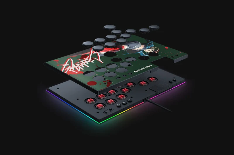 Razer Kitsune All-Button Optical Arcade Controller For PS5 & PC (Black, SF6 Cammy Edition, SF6 Chun-Li Edition)