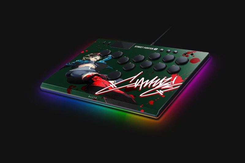 Razer Kitsune All-Button Optical Arcade Controller For PS5 & PC (Black, SF6 Cammy Edition, SF6 Chun-Li Edition)