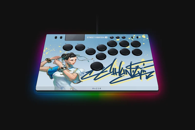 Razer Kitsune All-Button Optical Arcade Controller For PS5 & PC (Black, SF6 Cammy Edition, SF6 Chun-Li Edition)