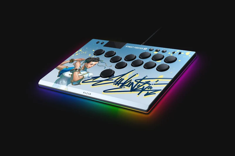 Razer Kitsune All-Button Optical Arcade Controller For PS5 & PC (Black, SF6 Cammy Edition, SF6 Chun-Li Edition)