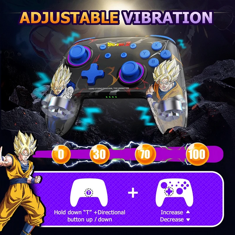 IINE Dragon Ball Z Wireless Controller For Switch / Switch OLED (L828)