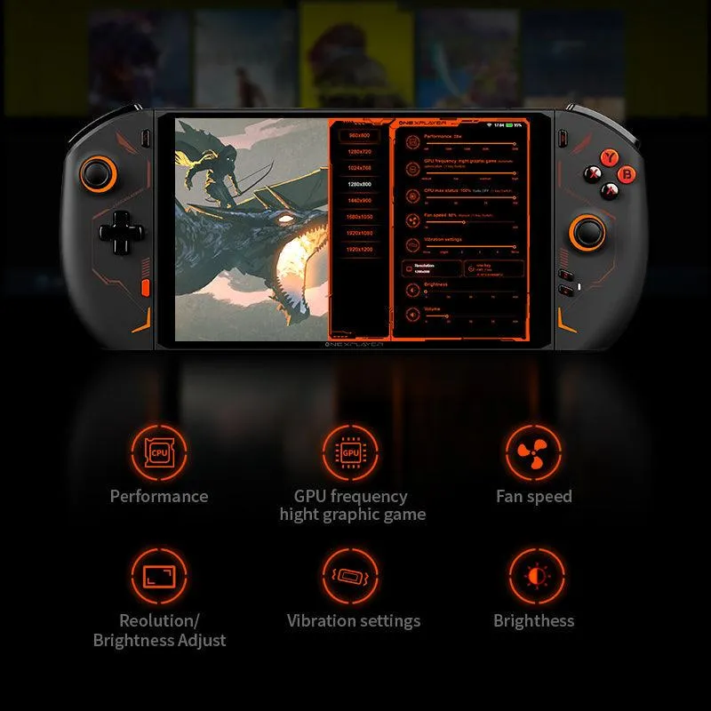 Onexplayer 2 AMD Ryzen 7 6800U 16GB RAM + 1TB SSD Handheld Game Console (White)