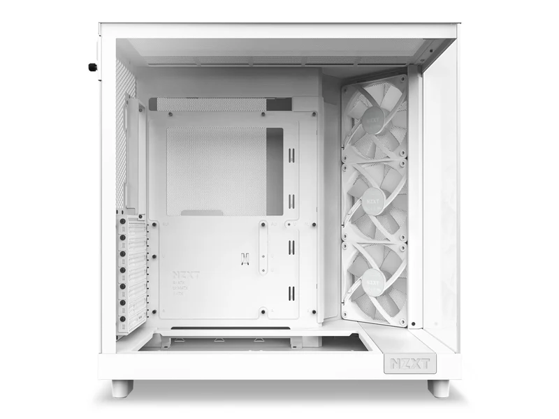 NZXT H6 Flow RGB Compact Dual-Chamber ATX Mid-Tower Airflow Case With RGB Fans