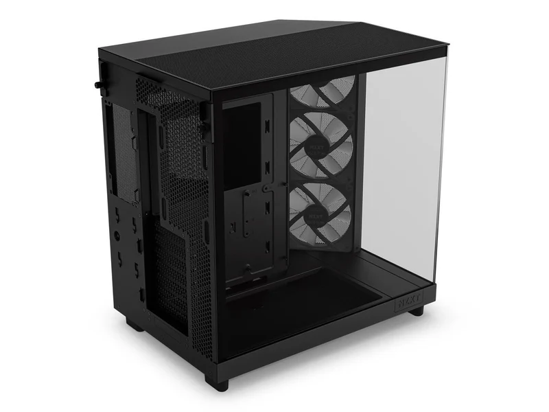 NZXT H6 Flow RGB Compact Dual-Chamber ATX Mid-Tower Airflow Case With RGB Fans