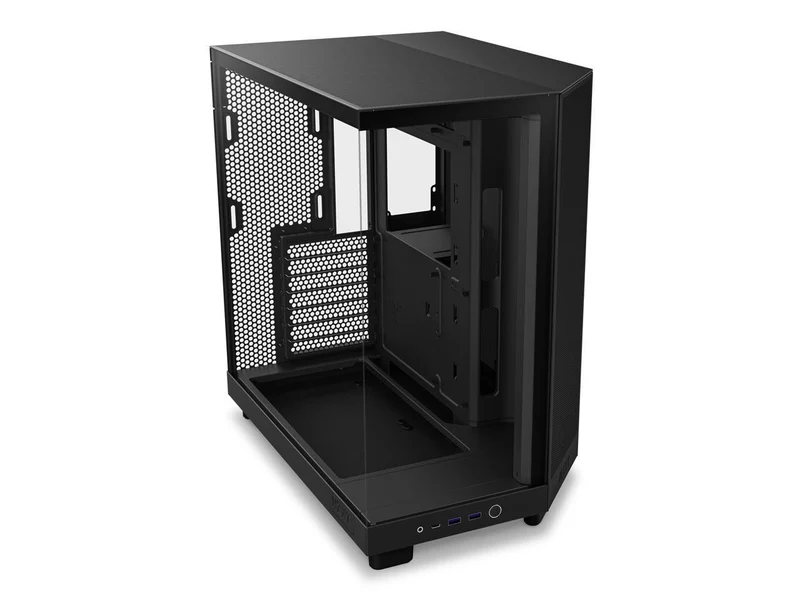 NZXT H6 Flow RGB Compact Dual-Chamber ATX Mid-Tower Airflow Case With RGB Fans