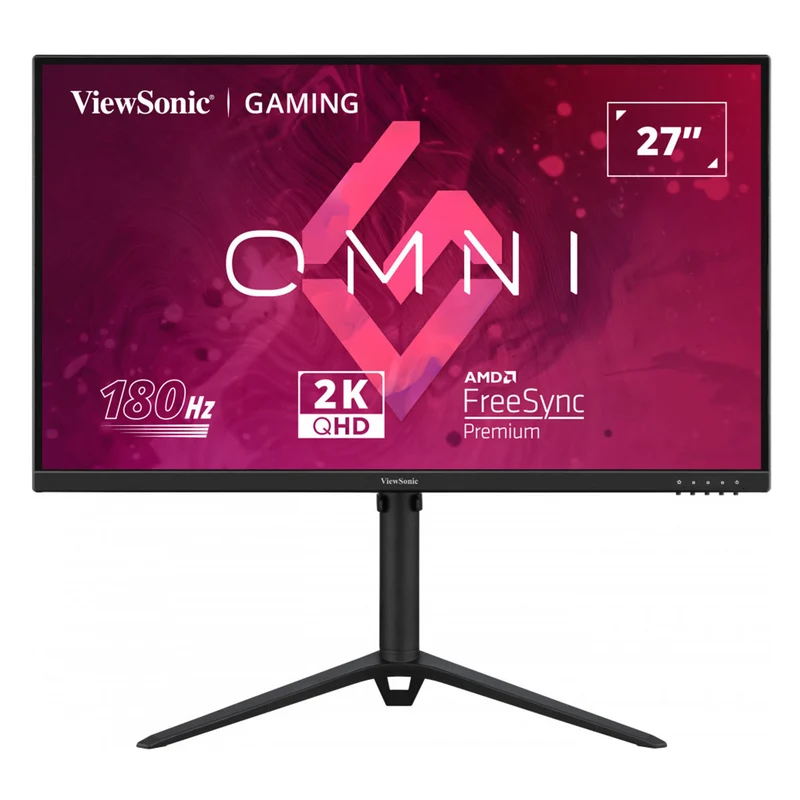 Viewsonic Omni VX2728J-2K 27" (2560X1440) 180HZ 0.5MS QHD IPS With Height, Swivel, Rotate/Pivot Adjustments Gaming Monitor With AMD Freesync Premium