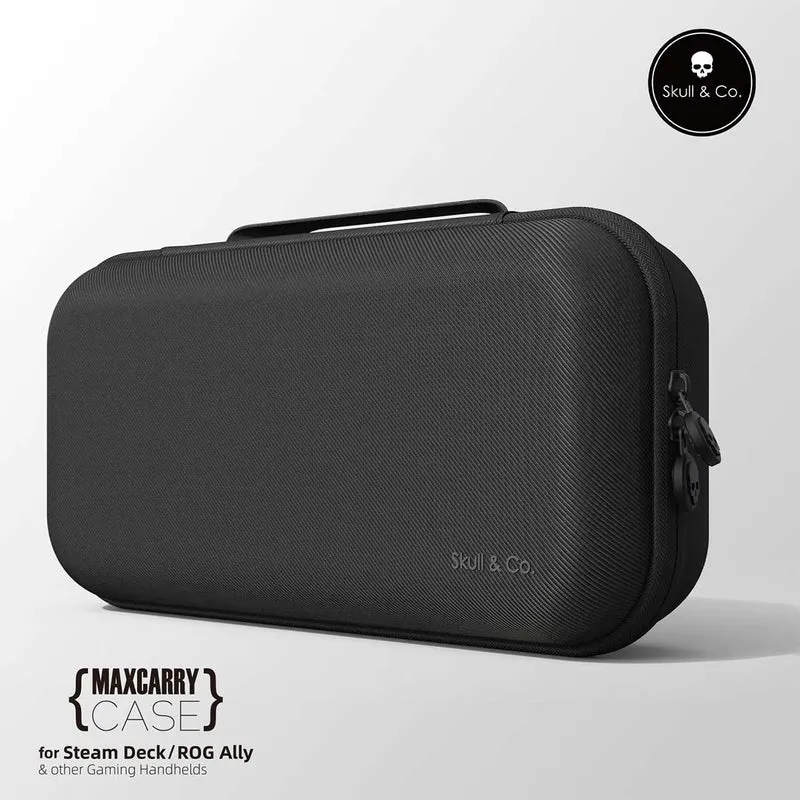 Skull & Co. Maxcarry Case For Steam Deck / Rog Ally & Other Gaming Handhelds (Black) (MCCASE-ALL-BK)