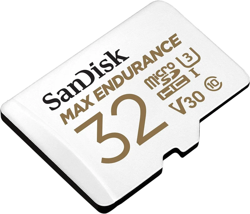 Sandisk Max Endurance 32GB MICROSDHC Card With Adapter For Dash Cams & Home Security Cameras
