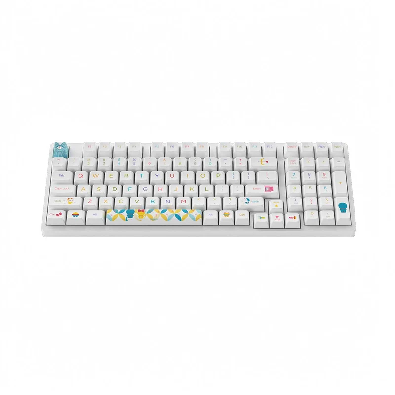 Akko Doraemon Rainbow 3098B Multi-Modes RGB Hot-Swappable Mechanical Keyboard (Akko CS Jelly Purple)