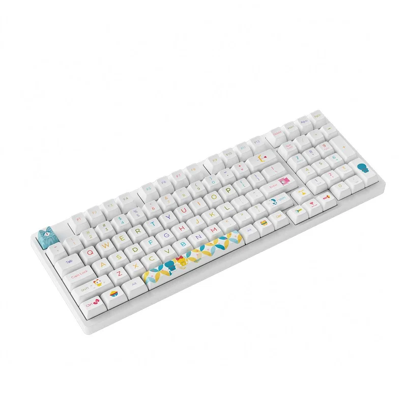Akko Doraemon Rainbow 3098B Multi-Modes RGB Hot-Swappable Mechanical Keyboard (Akko CS Jelly Purple)