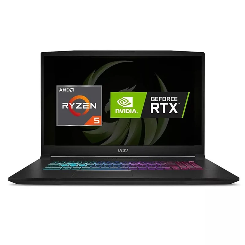 MSI Bravo 15 C7UCX-243PH Gaming Laptop (Black) | 15.6" FHD (1920X1080) 144HZ | R5-7535HS | 8GB RAM | 512GB SSD | RTX 2050 | Windows 11 | MSI Essential Backpack