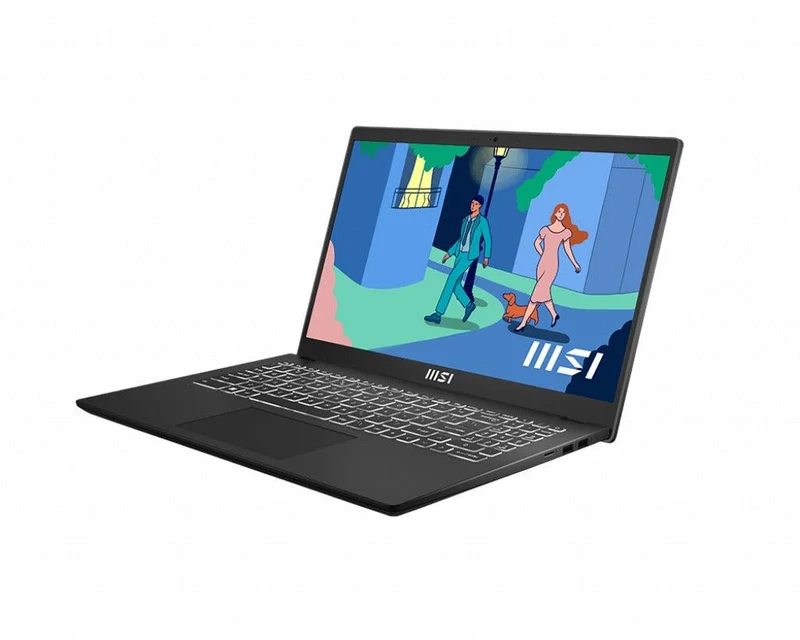 MSI Modern 15 B12M-457PH Premium Ultrabook (Classic Black) | 15.6" FHD (1920x1080) | i5-1235U | 16GB RAM | 512GB SSD | Intel Iris Xe Graphics | Windows 11 Home | MSI Sleeve Bag GP