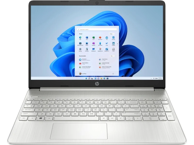 HP 15S-FQ5216TU Laptop (Natural Silver) | 15.6" FHD (1920x1080) | i5-1235U | 8GB RAM | 512 GB SSD | Intel Iris Xe Graphics | Windows 11 Home | HP Prelude Topload Bag