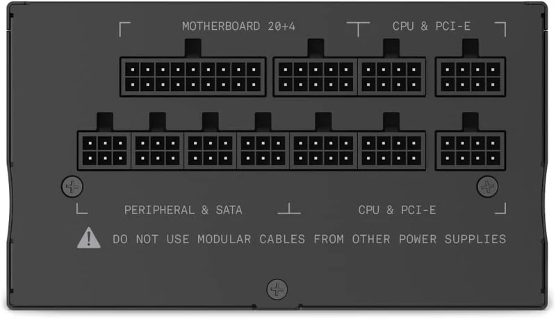 NZXT C750 750W 80+ Gold Semi-Modular ATX Power Supply (PA-7G1BB-US)