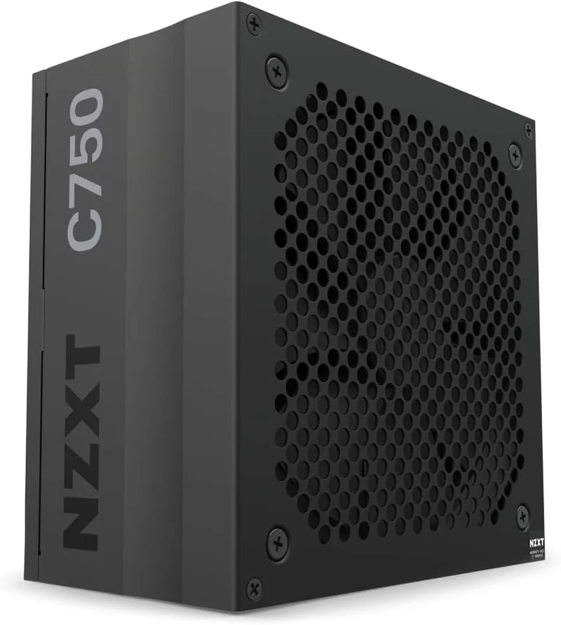 NZXT C750 750W 80+ Gold Semi-Modular ATX Power Supply (PA-7G1BB-US)