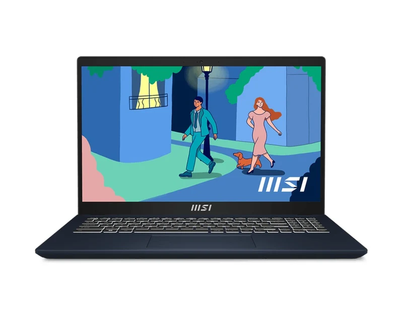 MSI Modern 15 B7M-268PH Laptop (Star Blue) | 15.6" FHD (1920x1080) | Ryzen 5 7530U | 16GB RAM | 512GB SSD | AMD Radeon Graphics | Windows 11 Home | MSI Sleeve Bag