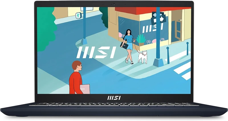 MSI Modern 15 B7M-268PH Laptop (Star Blue) | 15.6" FHD (1920x1080) | Ryzen 5 7530U | 16GB RAM | 512GB SSD | AMD Radeon Graphics | Windows 11 Home | MSI Sleeve Bag