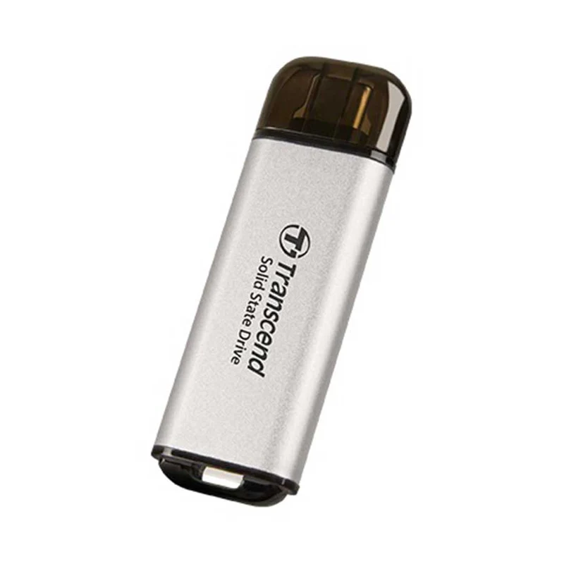 Transcend ESD300 10GBPS USB Type-C Portable SSD (Silver)