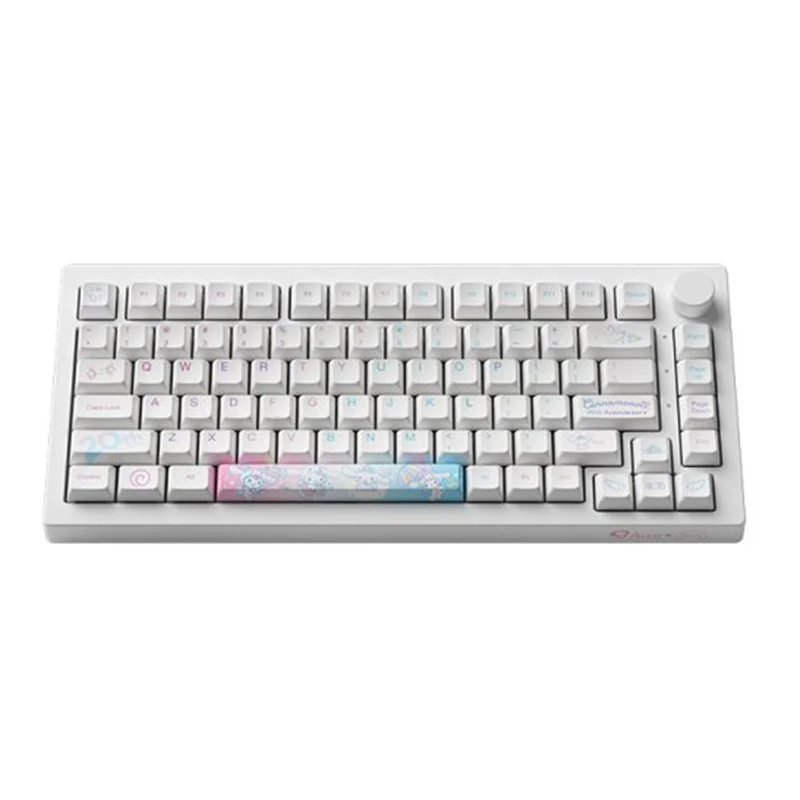Akko Cinnamoroll 20TH Anniversary 5075B Plus RGB Hot-Swappable Mechanical Keyboard (Ktt White)