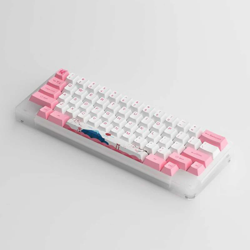 Akko ACR59 World Tour Tokyo RGB Hot-Swappable Mechanical Keyboard White (Akko CS Jelly Pink)