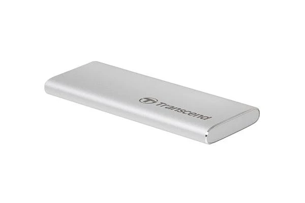 Transcend 250GB ESD260C USB 3.1 GEN 2 TYPE-C Portable SSD (Silver) (TS250GESD260C)