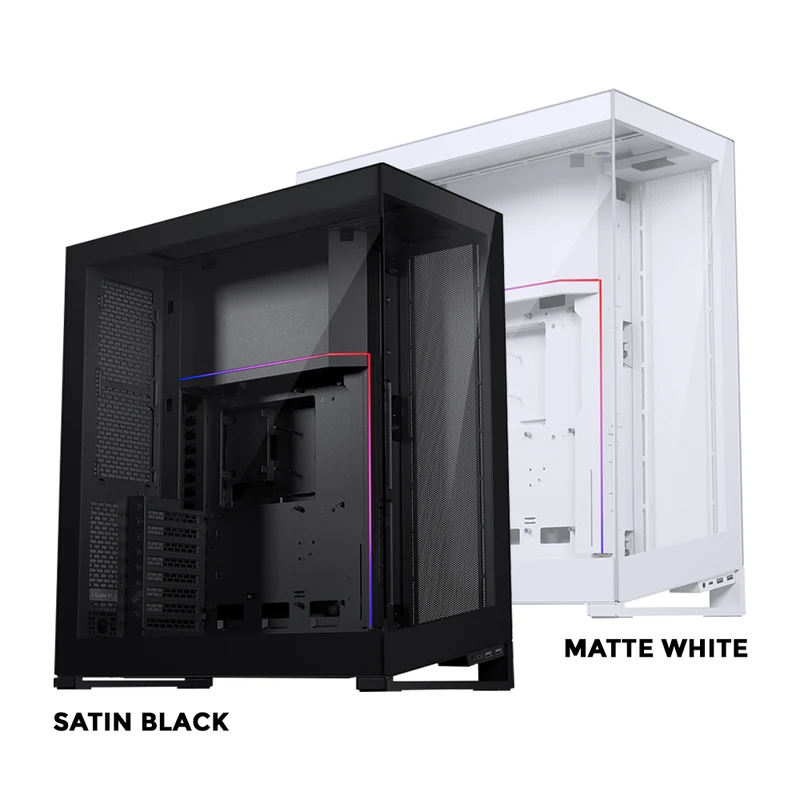 Phanteks NV7 DRGB Tempered Glass Full-Tower Case (Satin Black, Satin Matte White)