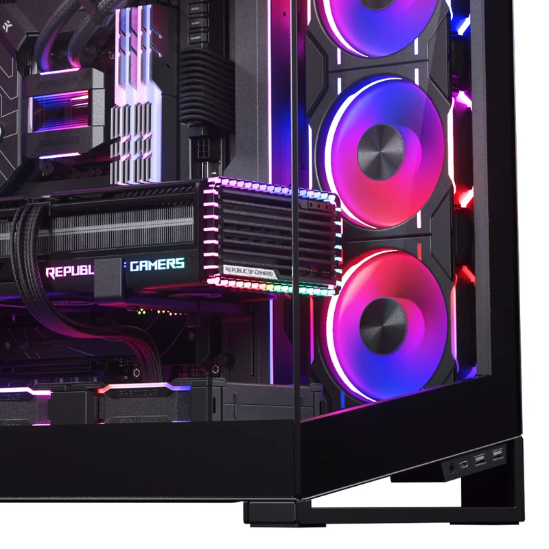 Phanteks NV7 DRGB Tempered Glass Full-Tower Case (Satin Black, Satin Matte White)