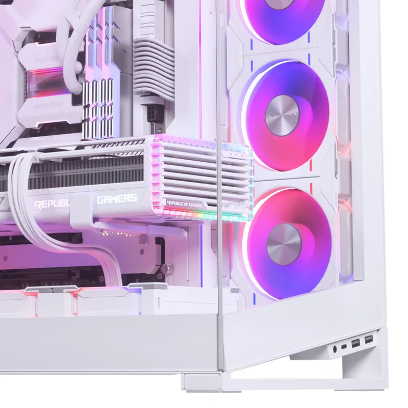 Phanteks NV7 DRGB Tempered Glass Full-Tower Case (Satin Black, Satin Matte White)