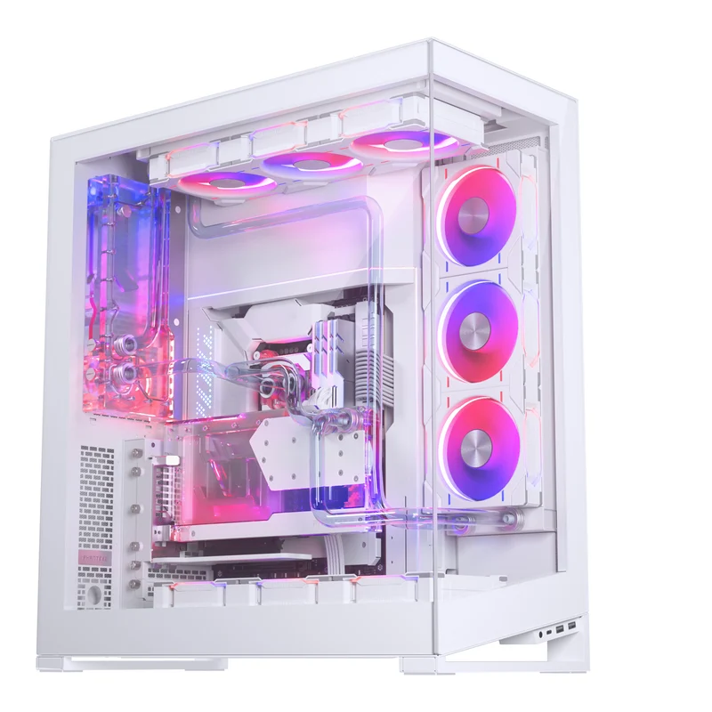 Phanteks NV7 DRGB Tempered Glass Full-Tower Case (Satin Black, Satin Matte White)