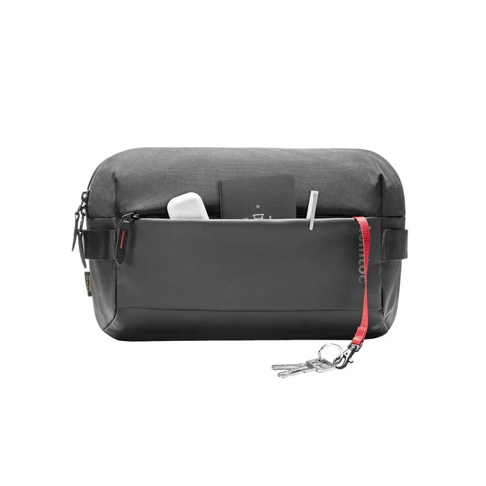 Tomtoc Explorer-T21 Slingbag With Minimalist EDC Design For 11-Inch Ipad Pro - M/7L (Black) (T21M1D1)