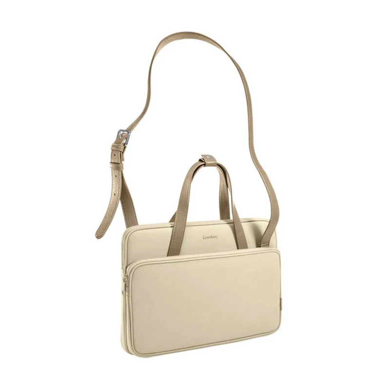 Tomtoc Versatile-A12 Laptop Shoulder Bag For 14-Inch Macbook Pro (Khaki) (A11D3K1)