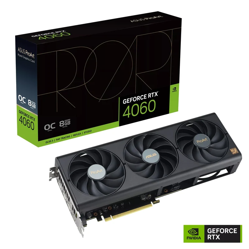 Asus Proart Geforce RTX 4060 OC 8GB GDDR6 Graphics Card