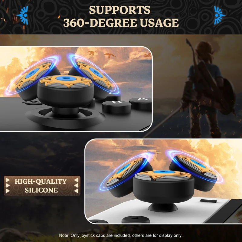 NSW IINE Joystick Caps For NSW Pro Controller (Legend Of Zelda) (L655)
