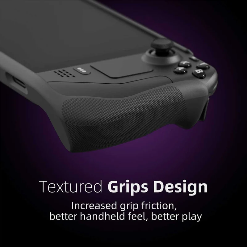 Skull & Co. Grip Case SD + EDC Case SD Bundle For Steam Deck/OLED (Black) (SDGCSET-BK)