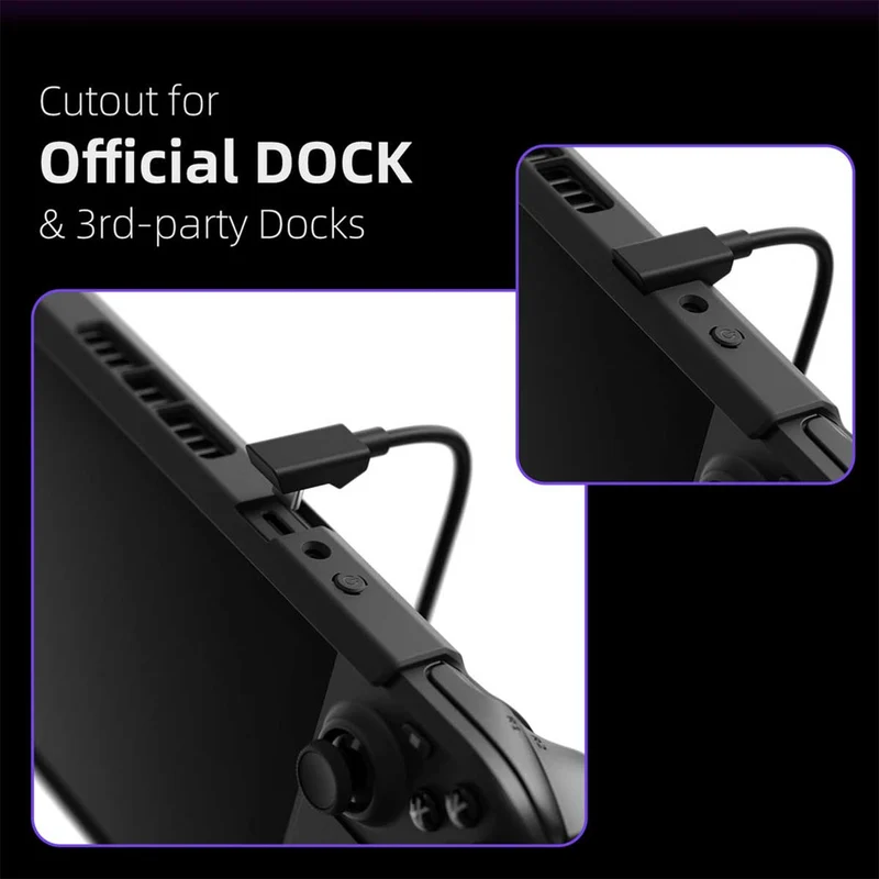 Skull & Co. Grip Case SD + EDC Case SD Bundle For Steam Deck/OLED (Black) (SDGCSET-BK)
