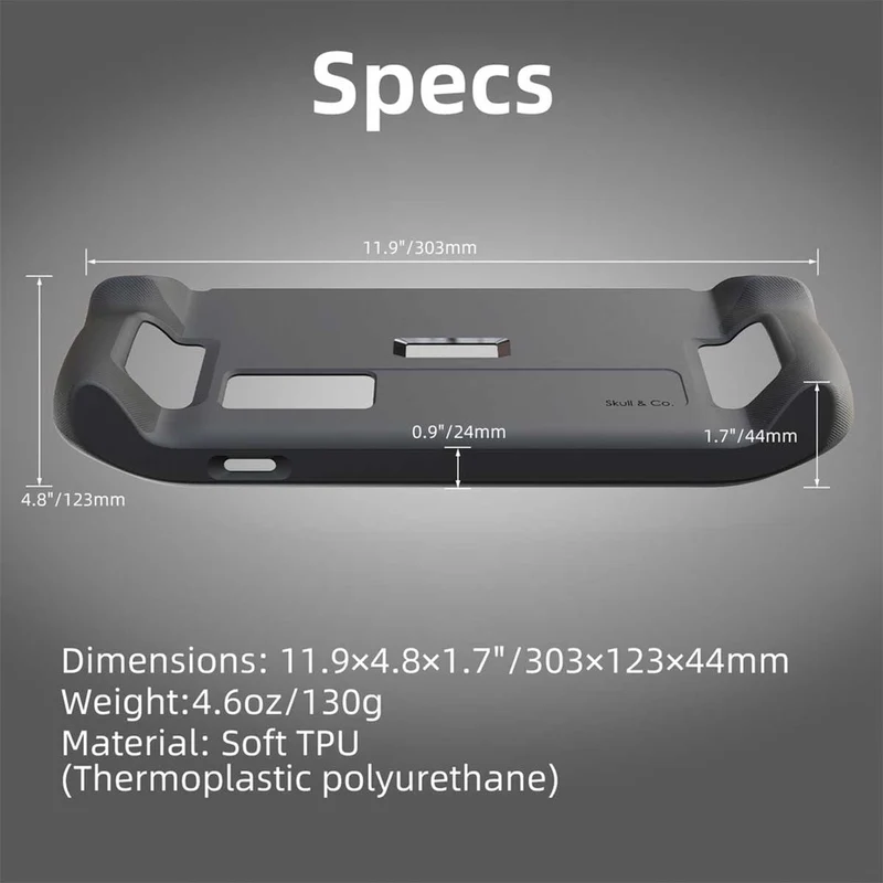 Skull & Co. Grip Case SD + EDC Case SD Bundle For Steam Deck/OLED (Black) (SDGCSET-BK)
