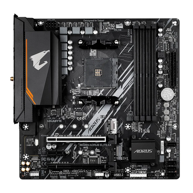 Gigabyte B550M Aorus Elite AX AMD AM4 Micro-ATX Gaming Motherboard