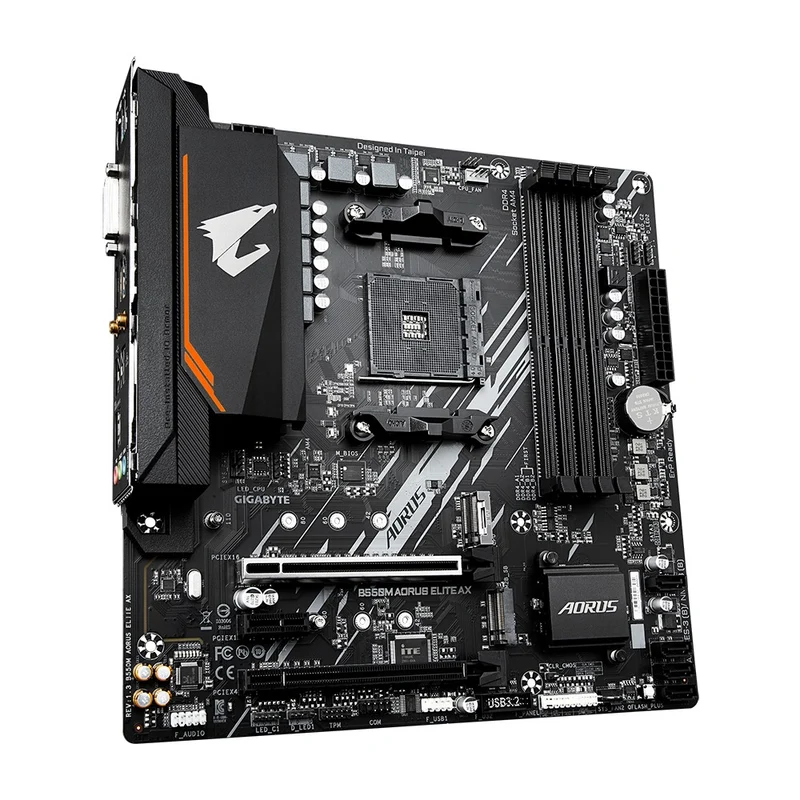 Gigabyte B550M Aorus Elite AX AMD AM4 Micro-ATX Gaming Motherboard