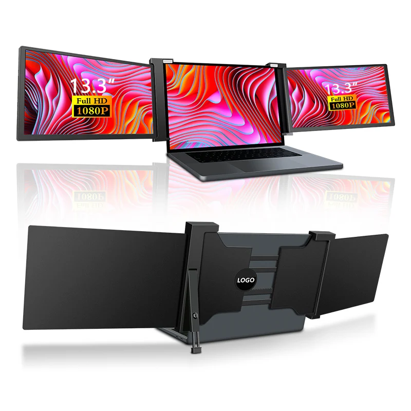 S13 13" FHD (1920x1080) IPS HDR Portable Dual Screen Monitor for Notebook Laptop + Sleeve