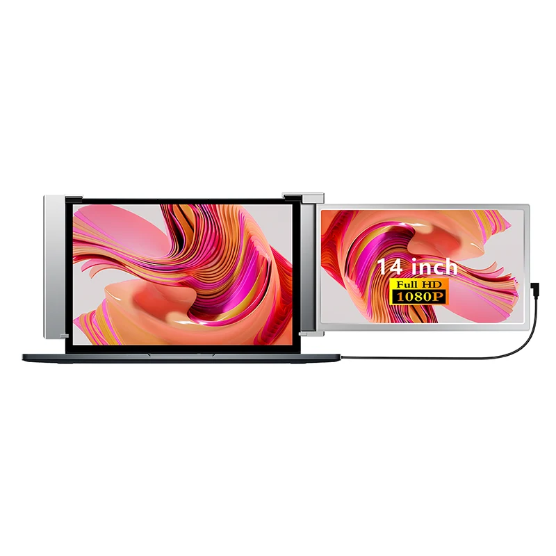 S14 14" FHD (1920x1080) IPS Portable Single Screen Monitor for Laptop + Sleeve
