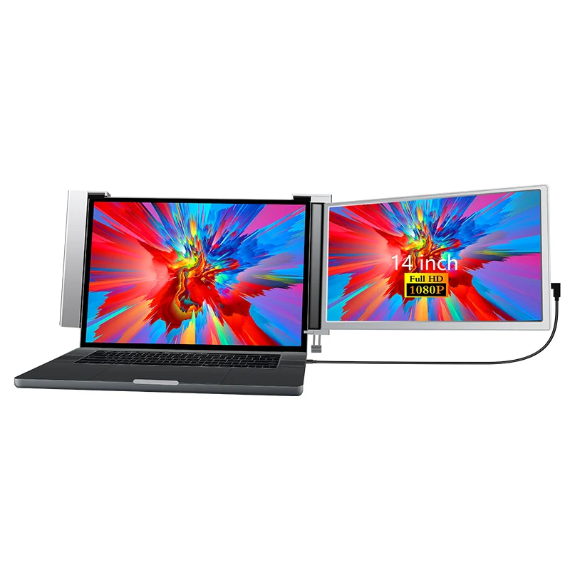 S14 14" FHD (1920x1080) IPS Portable Single Screen Monitor for Laptop + Sleeve