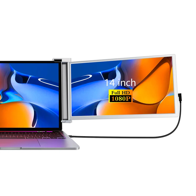 S14 14" FHD (1920x1080) IPS Portable Single Screen Monitor for Laptop + Sleeve